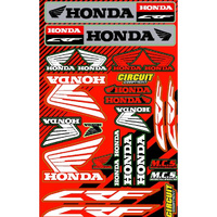 Sticker Sheet - Honda CRF/ XR Style- V2