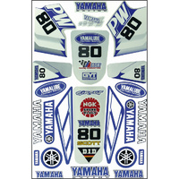 Sticker Sheet - Yamaha PW80 Blue