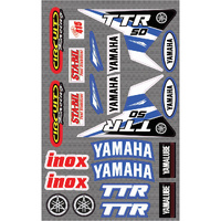 Sticker Sheet - Yamaha TTR50 2006-2013 V2
