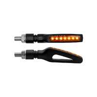 Indicator Pair - Aero Sequential Black - LED