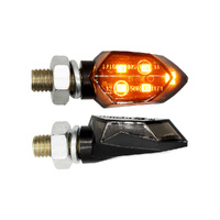Indicator Pair - Micro Shark Black - LED
