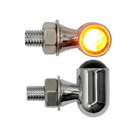 Indicator Pair - Micro Matterhorn Chrome - LED