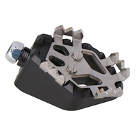 Brake Pedal Step - Adventure Style - Black / Silver