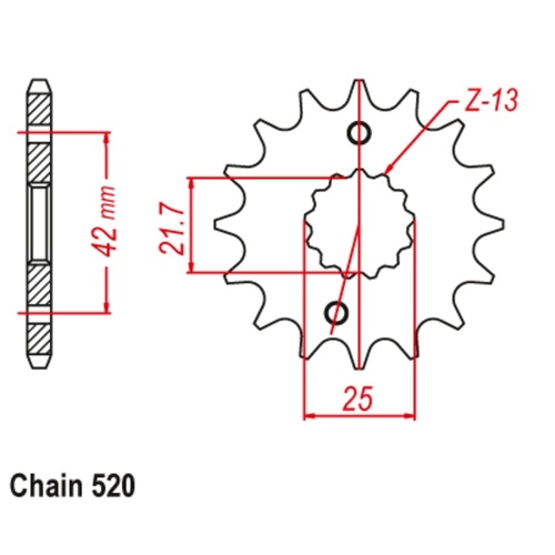 Sprocket Front 520-15T