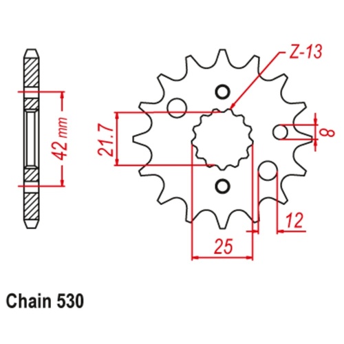Sprocket Front 530-16T