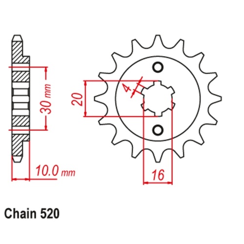 Sprocket Front 520-14T