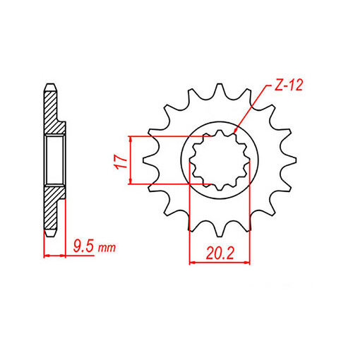 Sprocket Front 415-10T