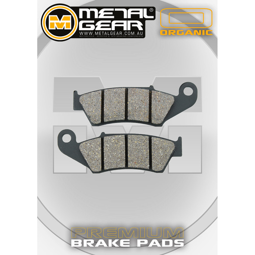 Brake Pads Organic Rear (Single Set)