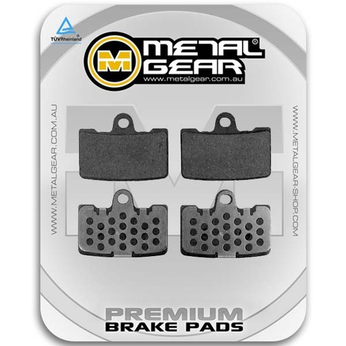 Brake Pads Organic Front (4 Piece Single Set)