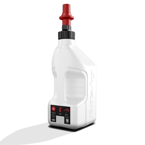 Tuff Jug - Gen 3 - 2.5G/10L - White / Red Ripper