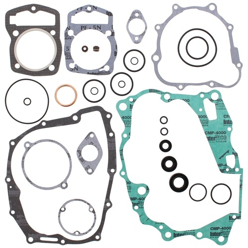 Complete engine gasket set w/ oil seals