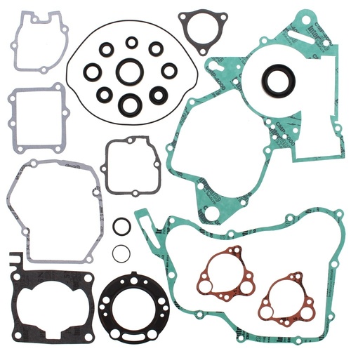 Complete engine gasket set w/ oil seals