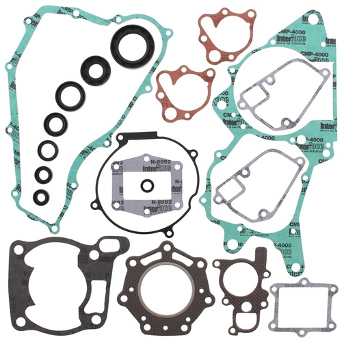 Complete engine gasket set w/ oil seals