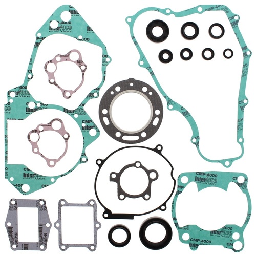 Complete engine gasket set w/ oil seals