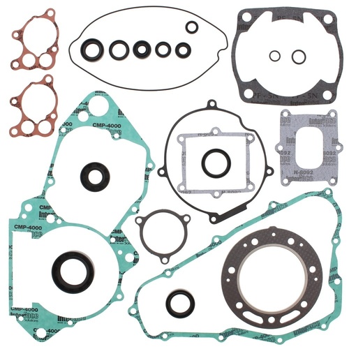 Complete engine gasket set w/ oil seals