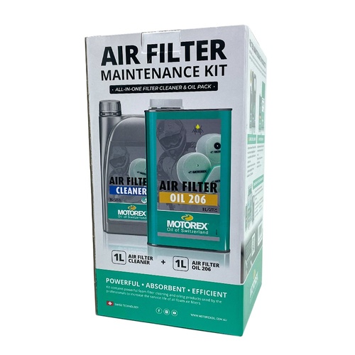 Air Filter Maintenance Pack - Oil 206 + Cleaner