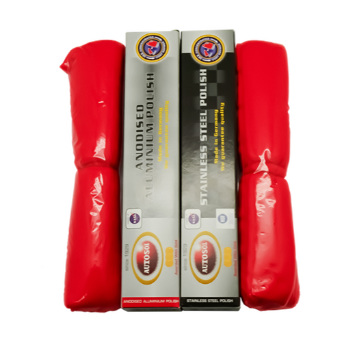 Autosol - Steel & Anodised Polish  with Cloth - Kit