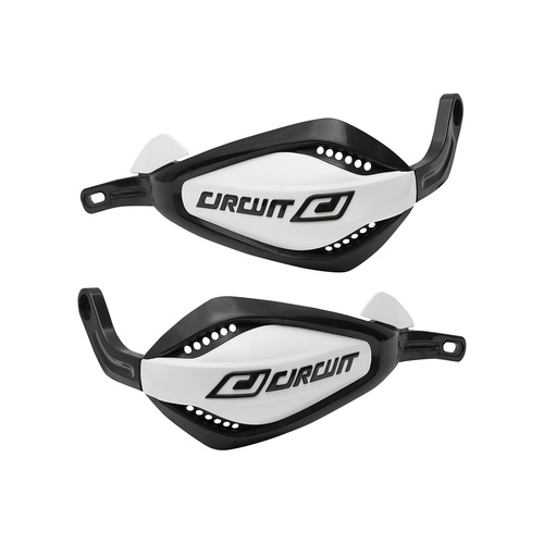 Hand Guards P4 - Alloy - Black / White - 7/8 Bar