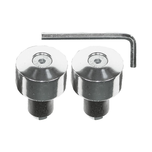 Handlebar Ends - Roads Bike - Silver - Pair