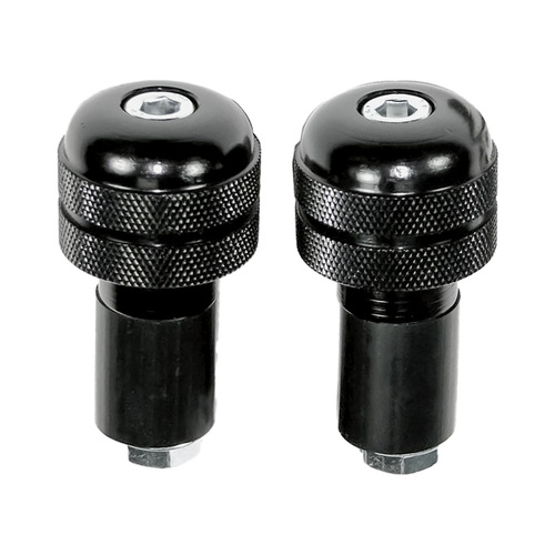 Handlebar Ends - Weights Black - 7/8" Bars - Pair