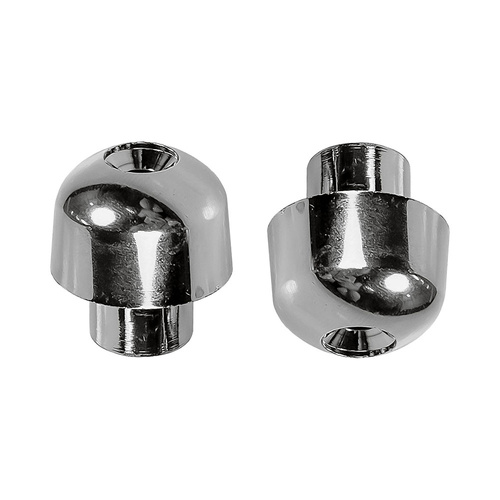 Handlebar Ends - Chrome - Pair