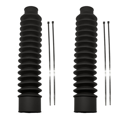 Fork Boots - Medium - Black with Ties