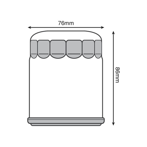 Oil Filter - OEM Grade - Chrome