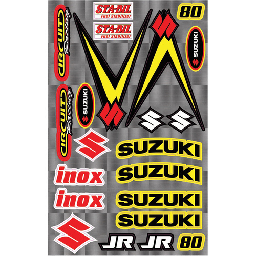 Sticker Sheet - Suzuki JR80