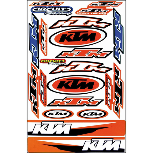 Sticker Sheet - KTM Style 2005