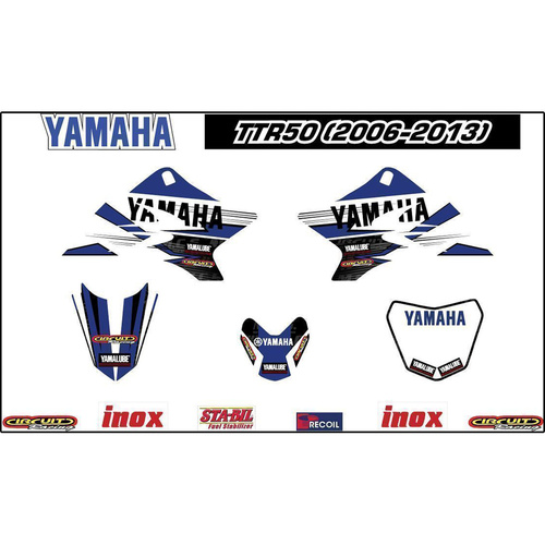 Sticker Sheet - Yamaha TTR50 2006-2013