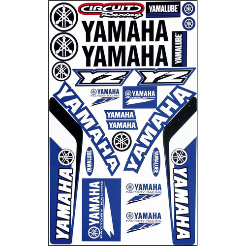 Sticker Sheet - Yamaha YZ Style Universal V1