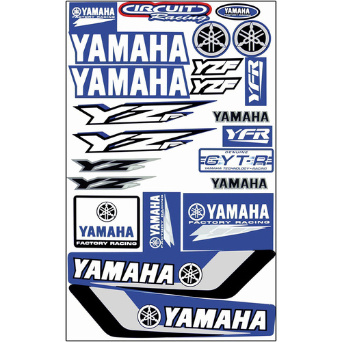 Sticker Sheet - Yamaha YZF Style Universal