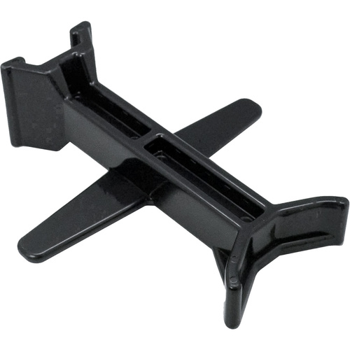 Tie Down Fork Brace  40mm - Strap / Soft Hook - Black - Pair