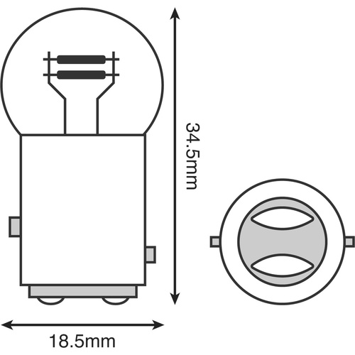 Tail Light Bulb - Suits XR4 Slimline Tailight - 10 Pack