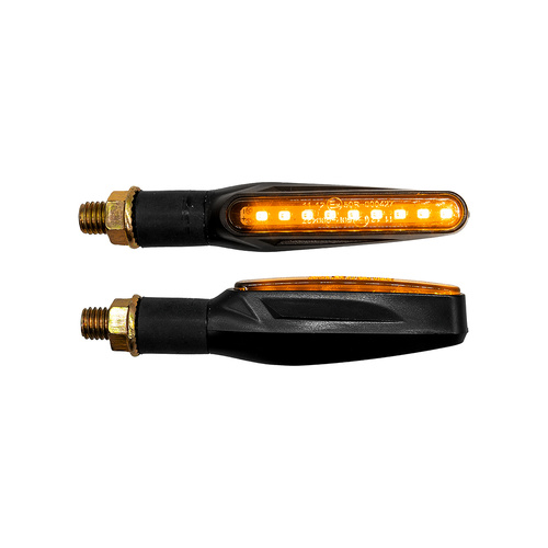 Indicator Pair - Excalibur Sequential Black - LED