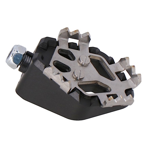 Brake Pedal Step - Adventure Style - Black / Silver