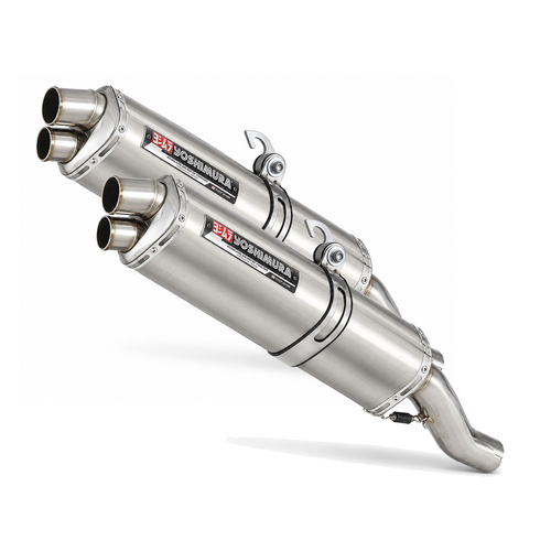 Exhaust - Slip-on - Tri-Oval - SS