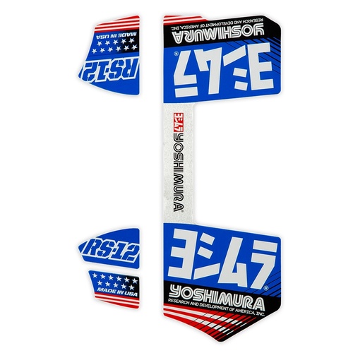 Exhaust - RS-12 - Decal Set - Blue