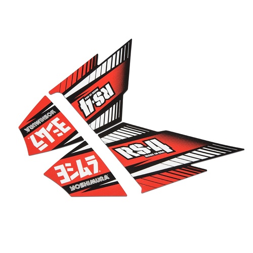 Exhaust - RS-4 - Four Piece Decal Set